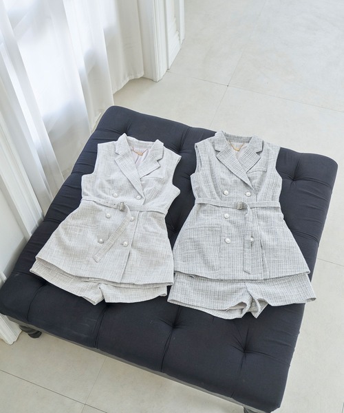 セール】Tweed jacket set up（セットアップ）｜Rose Muse（ロゼ