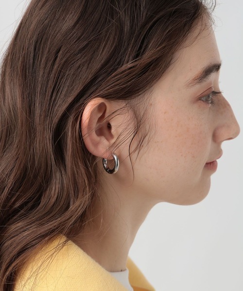 GEORGE'S(ジョージズ)の「ワンタッチメタルピアス(ピアス(両耳用)・レディース・シルバー/ゴールド・FREE)」の4枚目の写真