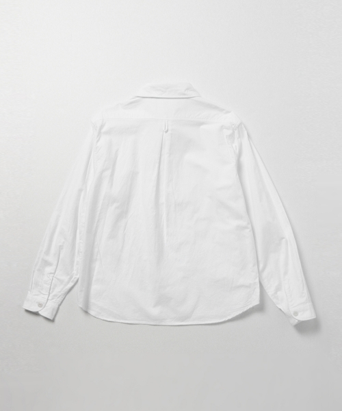 DANTON（ダントン）の「DANTON / oxford ラウンドカラーシャツ（シャツ/ブラウス・レディース・ホワイト・36/34）」の3枚目の写真
