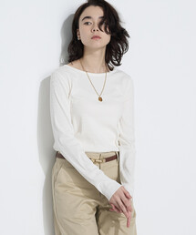 COMME CA Wardrobe | 綿キュプラベアテレコ プルオーバー(Tシャツ/カットソー)