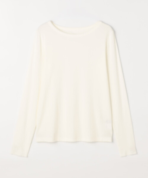 COMME CA Wardrobe（コムサワードローブ）の「綿キュプラベアテレコ プルオーバー（Tシャツ/カットソー・レディース・グレー/ホワイト・FREE）」の21枚目の写真