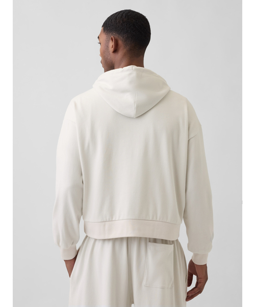GAP(ギャップ)の「ヴィンテージソフト フレンチテリー オーバーサイズ GAPロゴ ジップアップパーカー(パーカー・メンズ・ネイビー/ブラック/ホワイト/イエロー・XS/M/XL/S/L)」の20枚目の写真