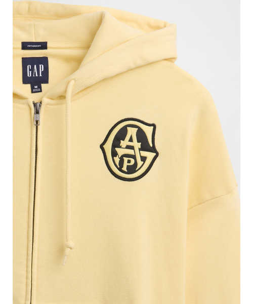ち*ゃ様 GAP ジップパーカー 平成ギャル y2k ロゴ 黄色 Gap公式オンラインストア | GAPロゴ フルジップパーカー