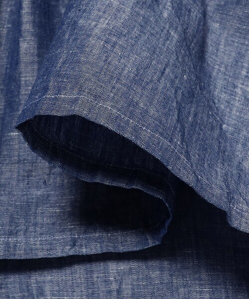 fennica(フェニカ)の「dahl'ia / ギャザースリーブ ブラウス(シャツ/ブラウス・レディース・インディゴブルー・ONE SIZE)」の8枚目の写真