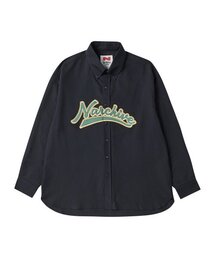 [COLLECTION LINE] アーカイブスポーツロゴオックスフォードシャツネイビー