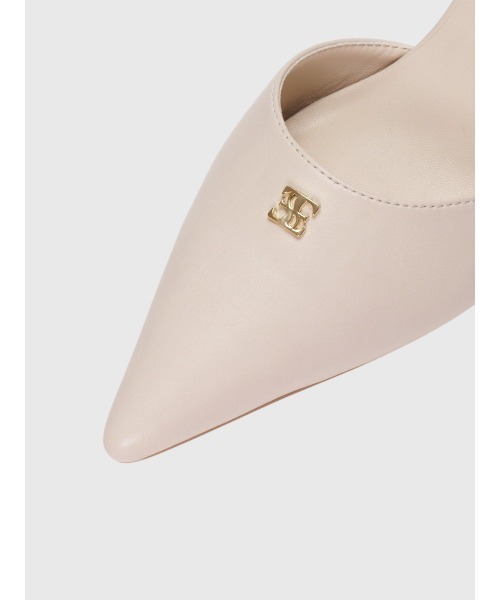 EIMY ISTOIRE（エイミーイストワール）の「ロゴモチーフポイントテッドミュール（サンダル・レディース・アイボリー/ブラック・L/M/S）」の7枚目の写真