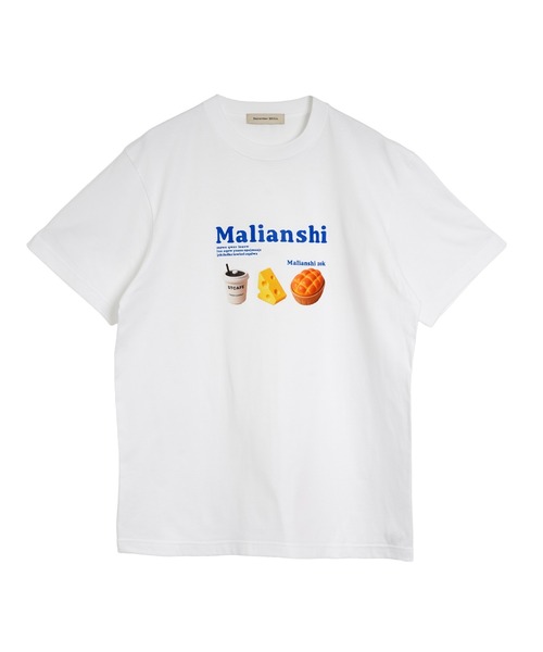 September SEOUL(セプテンバーソウル)の「Malinanshi カフェイラストプリントTシャツ(Tシャツ/カットソー・レディース・パープル/ホワイト・FREE)」の7枚目の写真