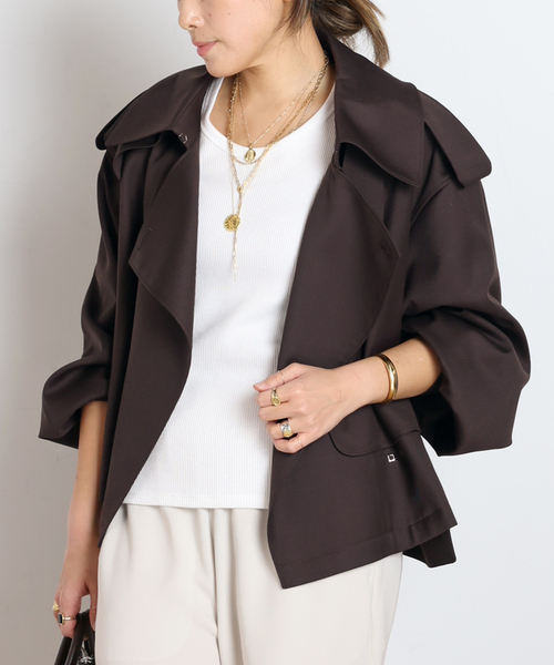 MINITZ/ミニッツ】別注SHORT TRENCH JACKET（トレンチコート）｜MINITZ