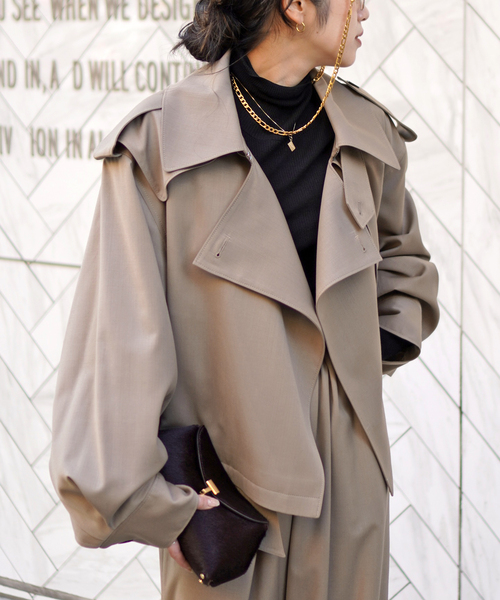 MINITZ/ミニッツ】別注SHORT TRENCH JACKET（トレンチコート）｜MINITZ