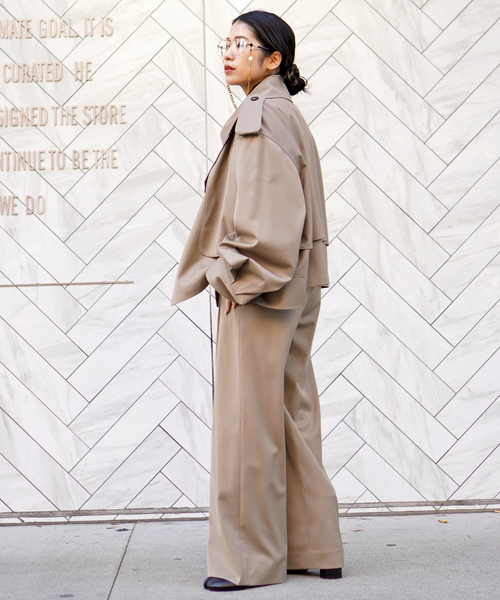 MINITZ/ミニッツ】別注SHORT TRENCH JACKET（トレンチコート）｜MINITZ