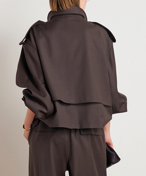 MINITZ/ミニッツ】別注SHORT TRENCH JACKET（トレンチコート）｜MINITZ