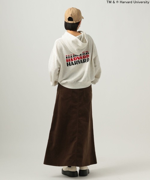 Russell Athletic（ラッセルアスレティック）の「【RUSSELL ATHLETIC (ラッセルアスレティック）】別注カレッジフーディー（スウェット・レディース・オフホワイト/ボルドー・FREE）」の17枚目の写真