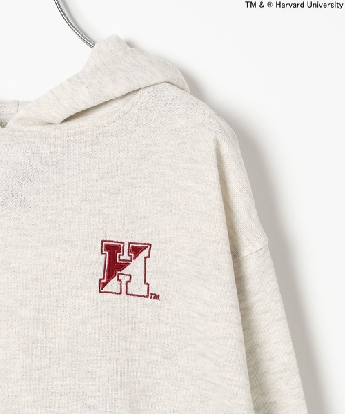 Russell Athletic（ラッセルアスレティック）の「【RUSSELL ATHLETIC (ラッセルアスレティック）】別注カレッジフーディー（スウェット・レディース・オフホワイト/ボルドー・FREE）」の9枚目の写真