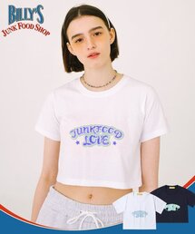 Junkfood Crop T-shirt(WHITE)