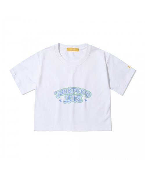 MAINBOOTH(メインブース)の「Junkfood Crop T-shirt(WHITE)(Tシャツ/カットソー・レディース・その他・ONE SIZE)」の2枚目の写真