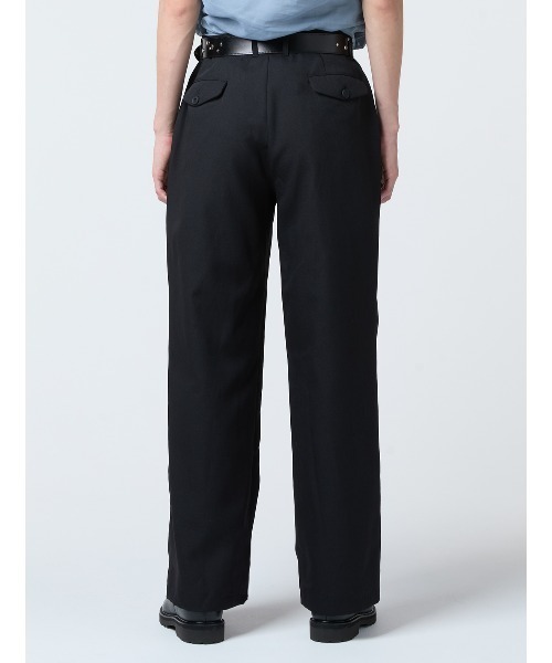 SHOOP (シュープ)の「SHOOP BIG TACK TROUSERS (SHSS26002)(スラックス・メンズ・ブラック・MEDIUM/LARGE/SMALL)」の4枚目の写真