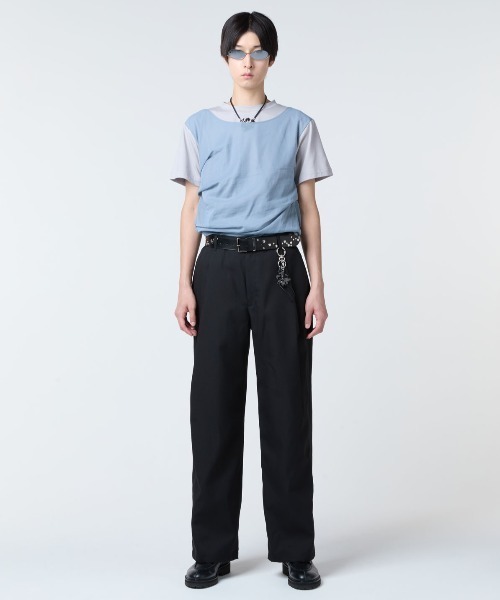 SHOOP (シュープ)の「SHOOP BIG TACK TROUSERS (SHSS26002)(スラックス・メンズ・ブラック・MEDIUM/LARGE/SMALL)」の5枚目の写真