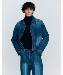 HEUTE（ホイテ）の「TRIANGLE TRUCKER JACKET (DARK BLUE)（デニムジャケット）」