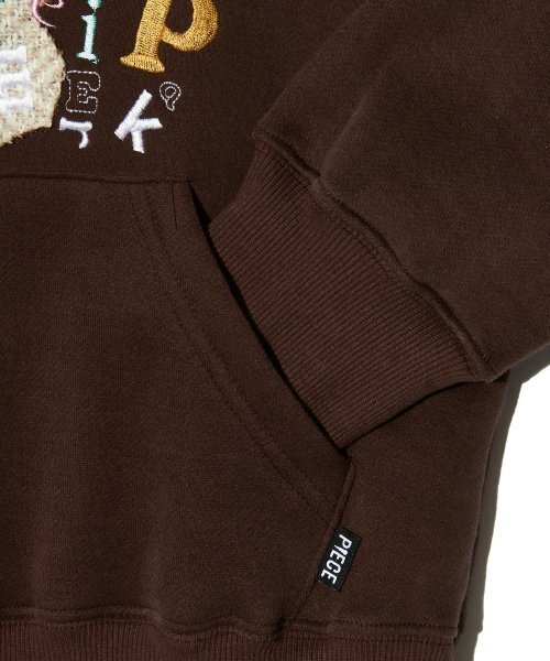 PIECEMAKER(ピースメーカー)の「BF PIECE CROP ZIP HOODIE (BROWN)(パーカー・レディース・その他・FREE)」の6枚目の写真