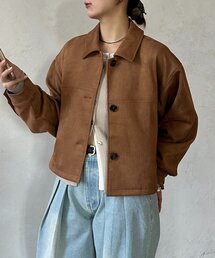Thevon | Fスエードショートブルゾン(ブルゾン)