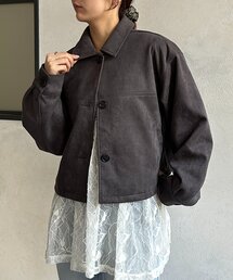 Thevon（ゼボン）の「Fスエードショートブルゾン（ブルゾン）」