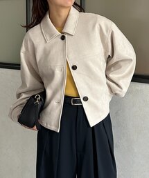 Thevon（ゼボン）の「Fスエードショートブルゾン（ブルゾン）」