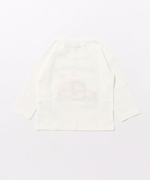 Moujonjon（ムージョンジョン）の「動物プリント長袖Tシャツ（Tシャツ/カットソー・キッズ・ライトグリーン/ホワイト・130/120/110/100/90/80）」の11枚目の写真