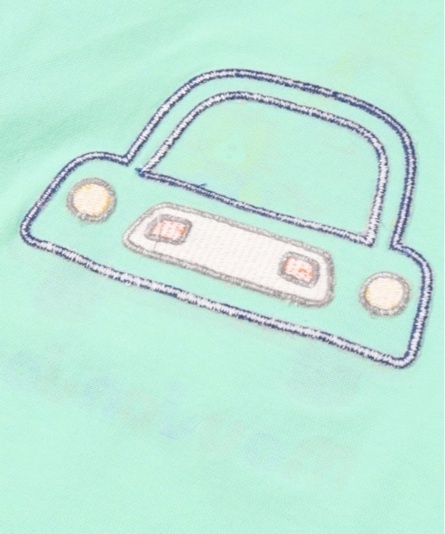 Moujonjon（ムージョンジョン）の「動物プリント長袖Tシャツ（Tシャツ/カットソー・キッズ・ライトグリーン/ホワイト・130/120/110/100/90/80）」の6枚目の写真