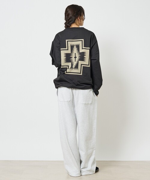 PENDLETON（ペンドルトン）の「【PENDLETON/ペンドルトン】CALCULO /カルキュロ/吸水速乾/Jersey/ロングスリーズTシャツ（Tシャツ/カットソー・メンズ・スモークピンク/オフホワイト/カーキ/サックスブルー/ブラック・L/M）」の6枚目の写真