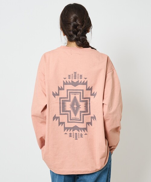 PENDLETON（ペンドルトン）の「【PENDLETON/ペンドルトン】CALCULO /カルキュロ/吸水速乾/Jersey/ロングスリーズTシャツ（Tシャツ/カットソー・メンズ・スモークピンク/オフホワイト/カーキ/サックスブルー/ブラック・L/M）」の13枚目の写真