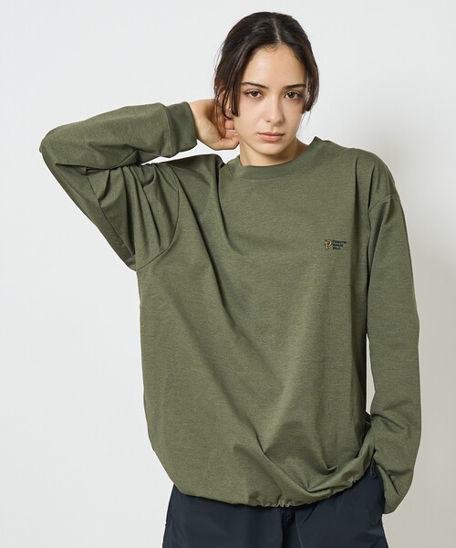 PENDLETON（ペンドルトン）の「【PENDLETON/ペンドルトン】CALCULO /カルキュロ/吸水速乾/Jersey/ロングスリーズTシャツ（Tシャツ/カットソー・メンズ・スモークピンク/オフホワイト/カーキ/サックスブルー/ブラック・L/M）」の17枚目の写真