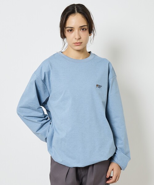 PENDLETON（ペンドルトン）の「【PENDLETON/ペンドルトン】CALCULO /カルキュロ/吸水速乾/Jersey/ロングスリーズTシャツ（Tシャツ/カットソー・メンズ・スモークピンク/オフホワイト/カーキ/サックスブルー/ブラック・L/M）」の22枚目の写真