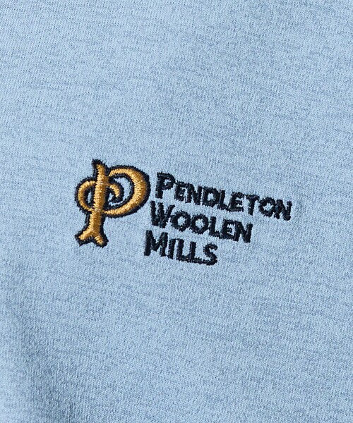 PENDLETON(ペンドルトン)の「【PENDLETON/ペンドルトン】CALCULO /カルキュロ/吸水速乾/Jersey/ロングスリーズTシャツ(Tシャツ/カットソー・メンズ・スモークピンク/オフホワイト/カーキ/サックスブルー/ブラック・L/M)」の6枚目の写真
