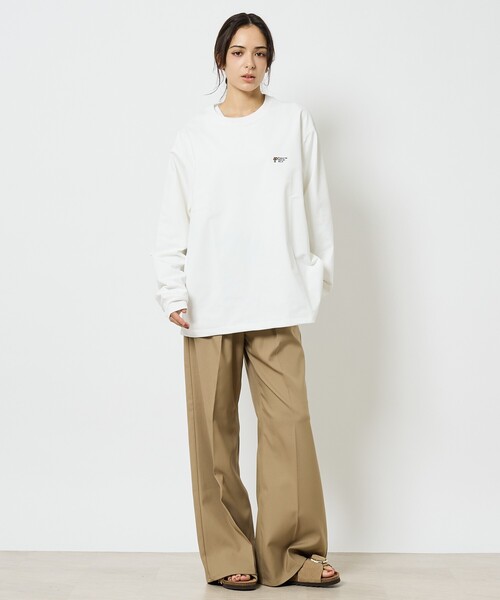 PENDLETON(ペンドルトン)の「【PENDLETON/ペンドルトン】CALCULO /カルキュロ/吸水速乾/Jersey/ロングスリーズTシャツ(Tシャツ/カットソー・メンズ・スモークピンク/オフホワイト/カーキ/サックスブルー/ブラック・L/M)」の7枚目の写真