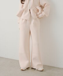 Chico | 【SALON by Chico/セットアップ対応】ダブルタックスウェットストレートパンツ(その他パンツ)