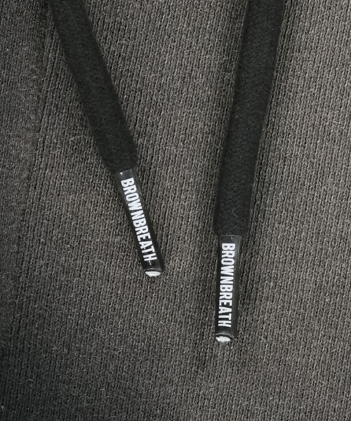 BROWNBREATH(ブラウンブレス)の「SPRAYED TAG HOOD ZIP UP - BLACK(パーカー・レディース・その他・MEDIUM/LARGE/SMALL/X-LARGE)」の8枚目の写真