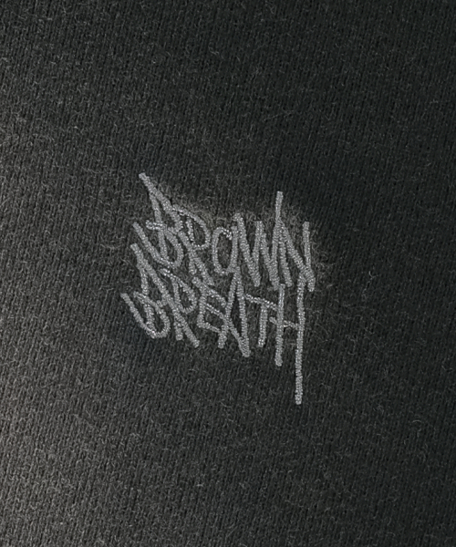 BROWNBREATH(ブラウンブレス)の「SPRAYED TAG HOOD ZIP UP - BLACK(パーカー・レディース・その他・MEDIUM/LARGE/SMALL/X-LARGE)」の9枚目の写真