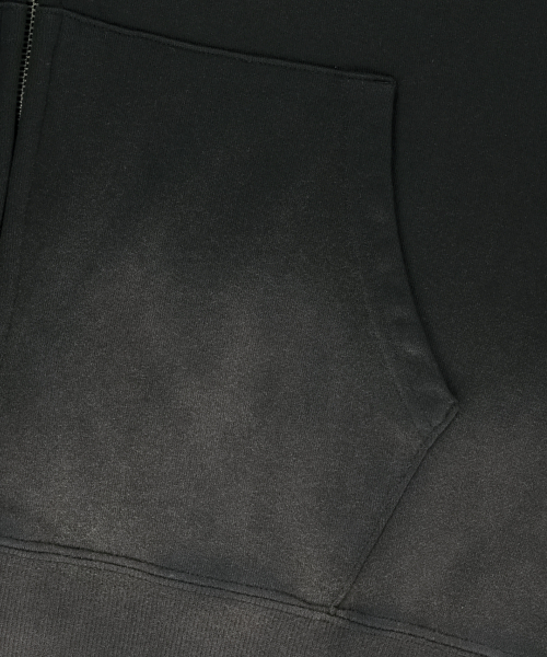 BROWNBREATH(ブラウンブレス)の「SPRAYED TAG HOOD ZIP UP - BLACK(パーカー・レディース・その他・MEDIUM/LARGE/SMALL/X-LARGE)」の11枚目の写真
