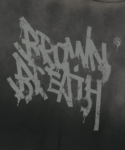 BROWNBREATH(ブラウンブレス)の「SPRAYED TAG HOOD ZIP UP - BLACK(パーカー・レディース・その他・MEDIUM/LARGE/SMALL/X-LARGE)」の13枚目の写真