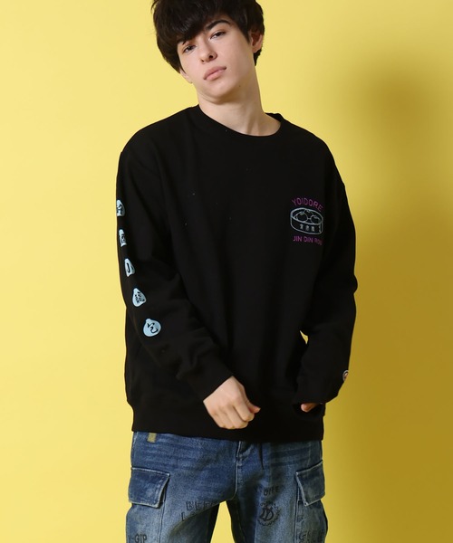 JACKROSE（ジャックローズ）の「YOIDORE ｼﾞﾝﾃﾞｨﾝﾛｳ ｺﾗﾎﾞ ｸﾙｰﾈｯｸｽｳｪｯﾄ（スウェット・メンズ・ライトグレー/ブラック・M/XL/L）」の18枚目の写真