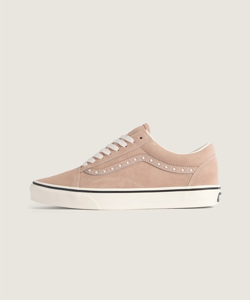 VANS(バンズ)の「オールドスクール パール / Old Skool Pearls Warm Taupe VN000E8WE2V1(スニーカー・メンズ・ベージュ・5/12/11/10.5/10/9.5/9/8.5/8/7.5/7/6.5/6/5.5)」の1枚目の写真
