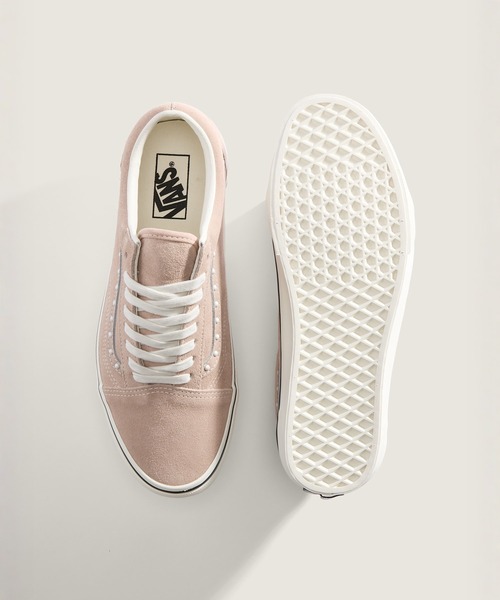 VANS(バンズ)の「オールドスクール パール / Old Skool Pearls Warm Taupe VN000E8WE2V1(スニーカー・メンズ・ベージュ・5/12/11/10.5/10/9.5/9/8.5/8/7.5/7/6.5/6/5.5)」の3枚目の写真