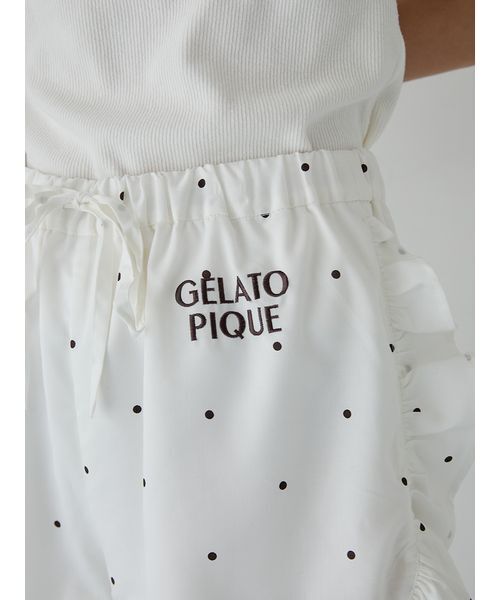gelato pique（ジェラートピケ）の「3柄フリルショートパンツ（ルーム