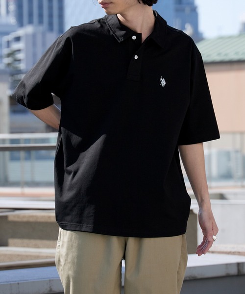 U.S. POLO ASSN.(ユーエスポロアッスン)の「U.S. POLO ASSN./ユーエスポロアッスン レギュラーカラー 天竺ポロシャツ 接触冷感 秋 秋服 2026年秋冬(ポロシャツ・メンズ・オフホワイト/ネイビー/ブラック・M/L/LL)」の13枚目の写真