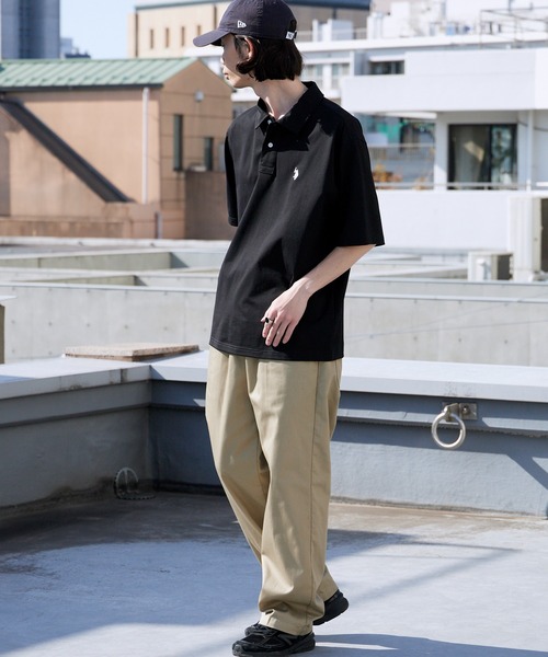 U.S. POLO ASSN.(ユーエスポロアッスン)の「U.S. POLO ASSN./ユーエスポロアッスン レギュラーカラー 天竺ポロシャツ 接触冷感 秋 秋服 2026年秋冬(ポロシャツ・メンズ・オフホワイト/ネイビー/ブラック・M/L/LL)」の19枚目の写真