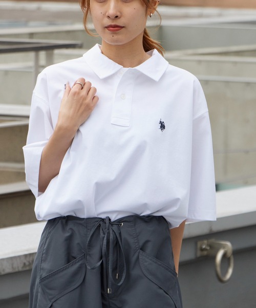 U.S. POLO ASSN.(ユーエスポロアッスン)の「U.S. POLO ASSN./ユーエスポロアッスン レギュラーカラー 天竺ポロシャツ 接触冷感 秋 秋服 2026年秋冬(ポロシャツ・メンズ・オフホワイト/ネイビー/ブラック・M/L/LL)」の9枚目の写真