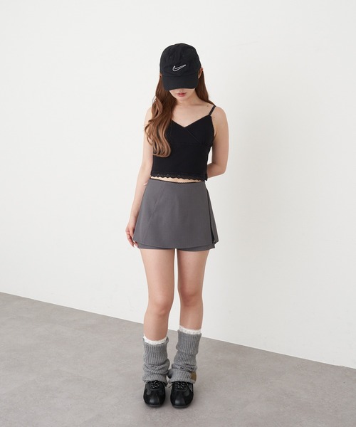 RAY CASSIN（レイカズン）の「【SET UPで着られる！】レース付ボックススカパン（スカート・レディース・グレー/ブラック/ベージュ/グレー系その他2・FREE）」の16枚目の写真