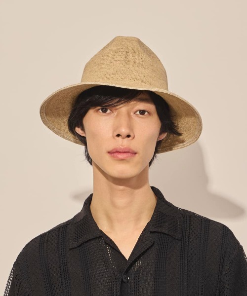 arth（アース）の「arth  Raffia Croche Fedora / アース（ハット・メンズ・ナチュラル・L 59cm/M/57.5cm）」の6枚目の写真