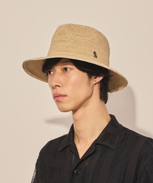 arth（アース）の「arth  Raffia Croche Fedora / アース（ハット・メンズ・ナチュラル・L 59cm/M/57.5cm）」の5枚目の写真