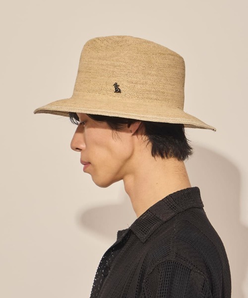 arth（アース）の「arth  Raffia Croche Fedora / アース（ハット・メンズ・ナチュラル・L 59cm/M/57.5cm）」の8枚目の写真